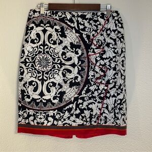 White House black market knee length skirt